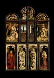 Exterior of Left and Right Panels of The Ghent Altarpiece