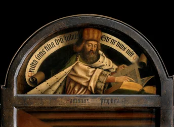 The Prophet Zacharias, from the exterior of the left wing of the Ghent Altarpiece