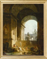 A Picturesque View of the Capitol in Rome