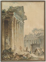Capriccio with an Ancient Temple