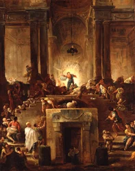 Christ Driving the Money Changers from the Temple
