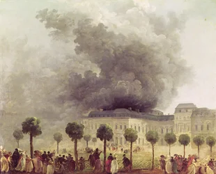 Fire at the Opera House of the Palais-Royal in 1781