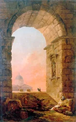 Landscape with an Arch and the St. Peter