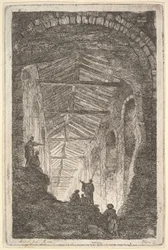 Plate 10: The Ancient Gallery: A Large Covered Gallery, Light Entering from the Back