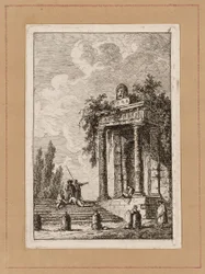 Plate Four from Evenings in Rome