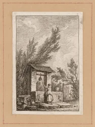 Plate Seven from Evenings in Rome