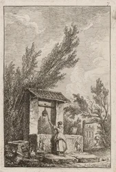 Plate Seven from Evenings in Rome