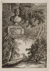 Plate Two from Evenings in Rome, 1763-64