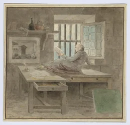 Self-Portrait in Saint-Lazare Prison