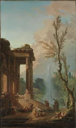 The Portico of a Country Mansion