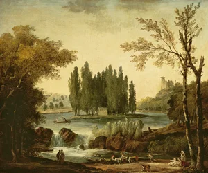 The Tomb of Jean-Jacques Rousseau at Ermenonville, 1802