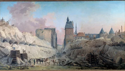 The demolition of the houses of the Pont au Change in 1788