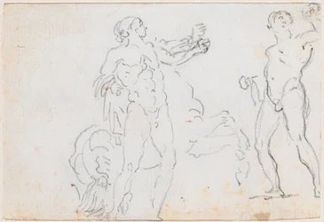Two Studies of the Statue of Alexander and Bucephalus