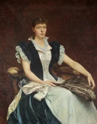 Portrait of Mrs Walter Derham