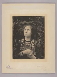 Portrait of a Girl in Decorative Costume
