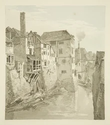 Castle Ditch and Wall from Queen