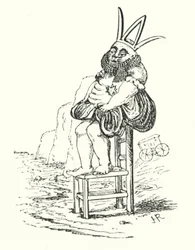 King Canute (lithograph)