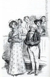 At the Church (illustration)