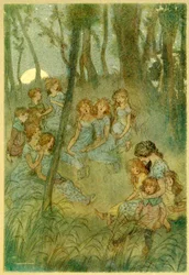 And nightly meadow fairies, look you sing, from The Merry Wives of Windsor