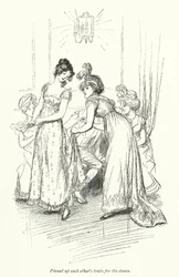 Illustration for Northanger Abbey by Jane Austen