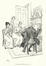 Illustration for Northanger Abbey by Jane Austen