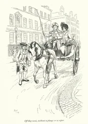 Illustration for Northanger Abbey by Jane Austen