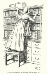 Illustration for Northanger Abbey by Jane Austen