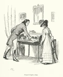 Illustration for Persuasion by Jane Austen