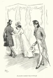 Illustration for Persuasion by Jane Austen