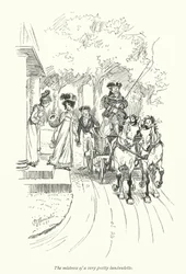 Illustration for Persuasion by Jane Austen