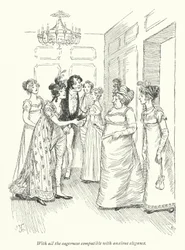 Illustration for Persuasion by Jane Austen