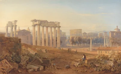 View of the Forum in Rome