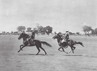 Africa: Aulad Hamid Arabs in chain-armour