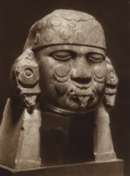 Mexico: Diorite Head of the Goddess Coyolxauhqui, National Museum