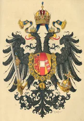 Small coat of arms of the Empire of Austria, 1890