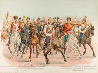 Equestrian Portrait of Nicholas II of Russia