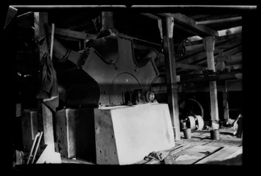 Wood-Grinding Machine at the Kymi Factory in Kuusankoski