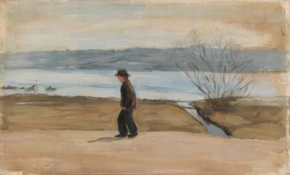 The Wounded Angel, landscape study