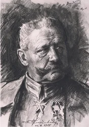 The New Marshall Vorwarts, illustration from Hindenburg published by Daterlandischer Derlag C U Weller Berlin