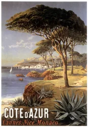 Poster advertising the Côte d