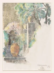 Stairs in Garden at Taormina