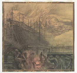 Industry. Design for a Mural in Rotterdam