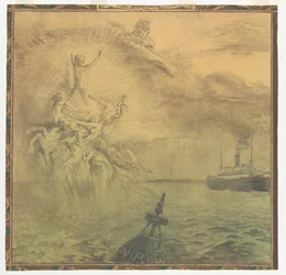 Seafaring. Design for a Mural in Rotterdam