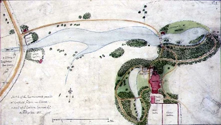 A Garden Plan for Gosfield Place, Essex