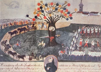 Execution of Ignac Martinovics and his companions on 20th May 1795