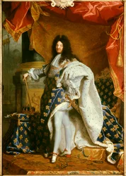 Full Length Portrait of King Louis XIV