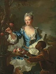 Portrait of Hyacinthe-Sophie de Beschanel-Nointel, Marquise de Louville