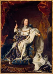 Portrait of Louis XV as a five-year-old child in sacred costume