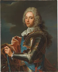 Portrait of the Duc de Broglie, in Sash of the Order of Sainte Esprit, with Baton of a Marshal of France