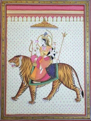 Goddess Durga on Tiger Mount